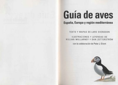 guia de aves de españa y europa